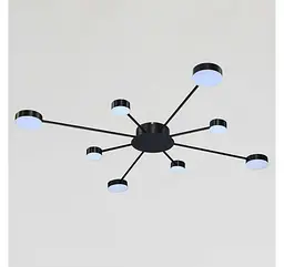 Світлодіодна люстра стельова Artlight 6473/8 з вісьмома круглими плафонами, 50 Вт - мініатюра 2