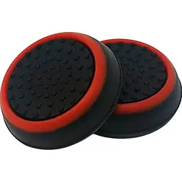 Накладки на стіки Thumb Grips 4-pack для PS4/PS5/Xbox Black Red [140709] - мініатюра 5