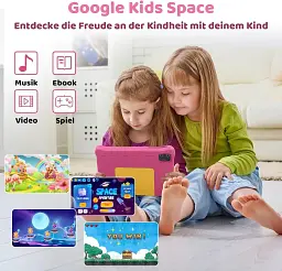 Планшет 7" Smart Life TK707 2+3/32Gb 4 ядра Android 13 2500 mAh Pink - мініатюра 7