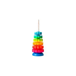 Розвивальна іграшка Fat Brain Toys Пірамідка гвинтова тактильна SpinAgain (F110ML)