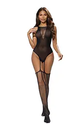 Бодістокінг Bodystocking 2040, black One Size