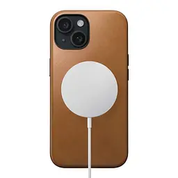 Шкіряний чохол Nomad Modern Leather Case English Tan для iPhone 15 - мініатюра 2