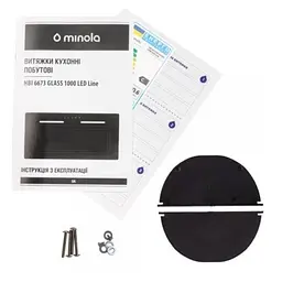 Вбудована витяжка Minola HBI 6673 WH GLASS 1000 LED Line - мініатюра 10