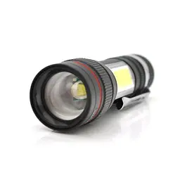 Ручний ліхтар BL-520-T6+COB zoom + microUSB (3 режими) - мініатюра 3