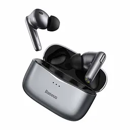 Навушники Bluetooth Baseus SIMU ANC TWS S2 | 42/480mAh, 6/24Hours | (NGS2-02) grey - мініатюра 3