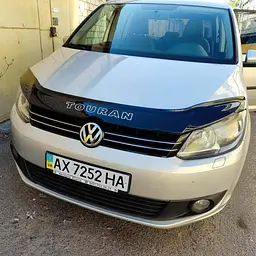 Дефлектор капота мухобійка Volkswagen Touran II 2010-2015 Voron Glass - мініатюра 3