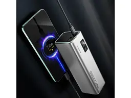 Зовнішній акумулятор (павербанк) CUKTECH PB200 20000mAh 85W 2C1A Grey - мініатюра 2