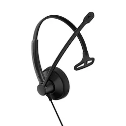 Гарнітура комп'ютерна моно Epos On-Ear IMPACT 100 MS, USB C + A, Microsoft Teams, односпрямований, 2м, Чорний - мініатюра 4