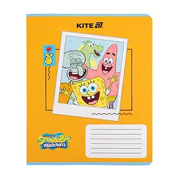 Зошит Kite SpongeBob SquarePants, 12 аркушів, клітинка (SB25-232), в асортименті - мініатюра 5