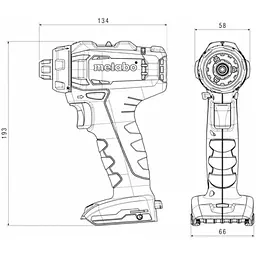 Дриль-шуруповерт Metabo PowerMaxx BS 12 (601036870) [135541] - мініатюра 4