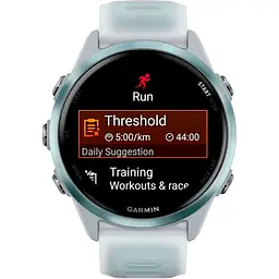 Смарт-годинник Garmin Forerunner 570 42mm Cloud Blue Aluminum with Translucent Whitestone/Cloud Blue Band (010-02970-01) [142392] - мініатюра 2