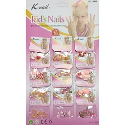Нігті накладні дитячі з малюнками K·Nail Pretty Nails, 07