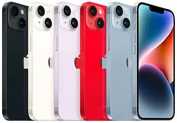 Смартфон Apple iPhone 14 256GB eSIM Blue (MPWM3) [74084] - мініатюра 6