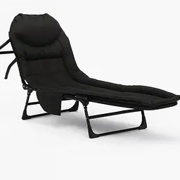 Розкладне ліжко з вбудованим матрацом Leobro Black (LB-FB-M1-BLK)
