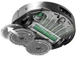 Робот пилосос iRobot Roomba Combo 505+ AutoWash dock Black (N185040) - мініатюра 6