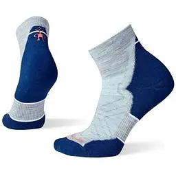 Шкарпетки Smartwool Women's Run Targeted Cushion Light grey/Blue M Smart Wool (1033-SW SW001675.039-M)