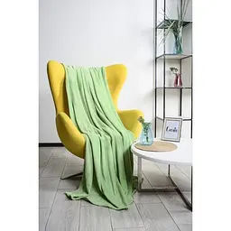 Плед Soho Olive plush, 220х200 см, світло-зелений (1212К) - мініатюра 4