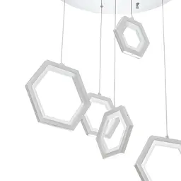 Світильник стельовий Brille підвісний світлодіодний для холу BR-936S/44W LED WH - мініатюра 9