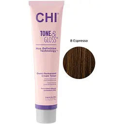 Тонер для волосся CHI Tone&Gloss Espresso кремовий безаміачний 85 г - мініатюра 2