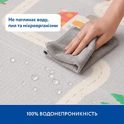 Уцінка. Двосторонній ігровий термокилимок Piccolino Транспорт 150х180х1 см (26000002) - мініатюра 6