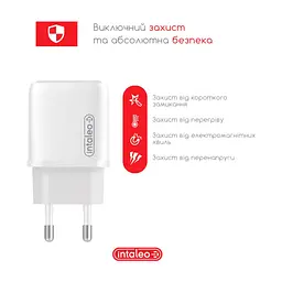 Зарядное устройство для Intaleo TCGQPD125 1хType-C 3A/25W QC/PD3.0 (1283126538827) - миниатюра 5