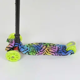 Самокат дитячий Best Scooter 59х17х26 см Чорно-салатовий 000231543 - мініатюра 3