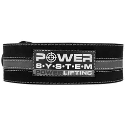 Пояс для важкої атлетики Power System PS-3800 PowerLifting, Black/Grey - M - мініатюра 2