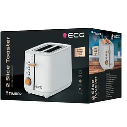 Тостер ECG ST 2768 Timber White - мініатюра 10