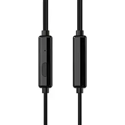 Навушники вакуумні Borofone Bm28 Jack 3.5 з еластичним кабелем чорні - мініатюра 2