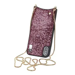 Чохол Becover Glitter Wallet для Apple iPhone Xs Max Pink (703623) - мініатюра 2