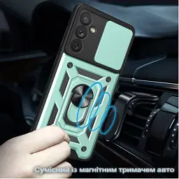 Чохол до мобільного телефона BeCover Military Samsung Galaxy A17 5G SM-A17 Dark Green (713903) - мініатюра 2