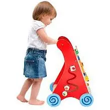 Ходунки-каталка Viga Toys з бізібордом (50950) - мініатюра 2