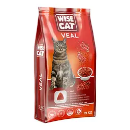 Сухий корм для кішок Wise Cat Veal 400 г (4820111141661) - мініатюра 1