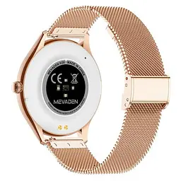 Годинник жіночий розумний наручний UWatch Smart Milano 2 ремінця Gold Steel (2429222047) - мініатюра 7