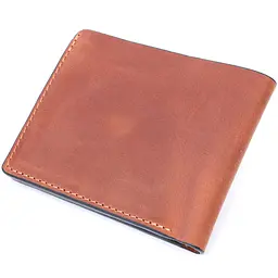 Шкіряний чоловічий гаманець GRANDE PELLE 11,8х9х1 см acs0026948 - мініатюра 2