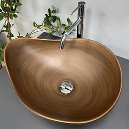 Умивальник VBI Trimonti накладний 51x40 см brown VBI-016106 - мініатюра 2