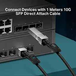 Кабель TP-Link Direct Attach SFP+ Cable for_10 Gigabit connections Up to 1m - мініатюра 3