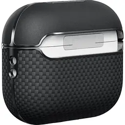 Чохол Pitaka Aramid Fiber Magnetic Case для Apple AirPods Pro 2 Black/Gray (APM2401) [170966] - мініатюра 3