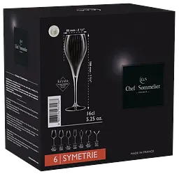 Набір келихів Symetrie 6х160 мл C&S kuh0016495 - мініатюра 8