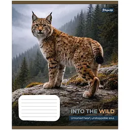Зошит 1 Вересня учнівський Into the wild А5, 48 аркушів в лінійку (769131)  