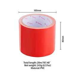 Електростатична стрічка для бондажу LOCKINK SEVANDA Electrostatic Tape - Red Tape, 16 м LOCKINK SX0889 99847 - мініатюра 4