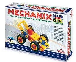 Конструктор Zephyr Mechanix Cars 1 поліпропіленовий розвивальний 57 елементів 4 моделі - мініатюра 2