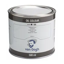 Фарба олійна Van Gogh (105) Білила титанові (на сафлоровій олії) 500 мл Royal Talens