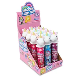 Цукерка з іграшкою Unicorn Light Pop strawberry 11g - мініатюра 3
