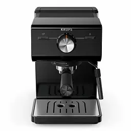 Кавоварка ріжкова Authentic C50 2л, мелена, ручний капучинатор, 15 бар, чорний Krups kuh0015268 - мініатюра 1