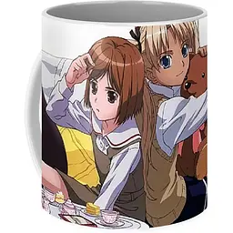 Кухоль GeekLand Gunslinger Girl Школа вбивць Генрієтта та Тріела GG 01.02 330 мл білий - мініатюра 2