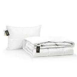 Набір MirSon евкаліптовий №9548 Luxury Exclusive Eucalyptus демі ковдра 140х205 см + подушка білий (2200010806052) - мініатюра 2