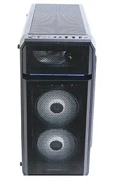 Корпус Zalman N5 OF Black, без БЖ, Mid Tower, для ATX / Micro ATX / Mini ITX, 2xUSB 2.0, 1xUSB 3.0, 3x120 мм White LED Fan, бічна панель з акрилу - мініатюра 3