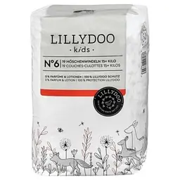 Підгузки-трусики Lillydoo 6 15+ кг 19 шт (LillydooPants6-19White)