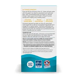 Омега-3 риб'ячий жир Nordic Naturals Ultimate Omega Fish Gels для серця, мозку та зору 60 софтгелів - мініатюра 4